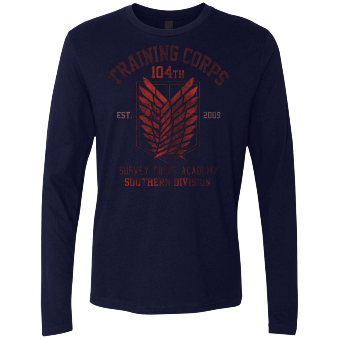 T-Shirts Midnight Navy / Small 104th Training Corps Men's Premium Long Sleeve