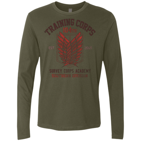 T-Shirts Military Green / Small 104th Training Corps Men's Premium Long Sleeve