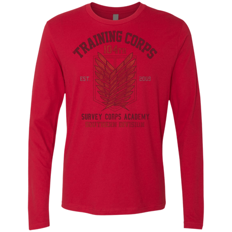 T-Shirts Red / Small 104th Training Corps Men's Premium Long Sleeve