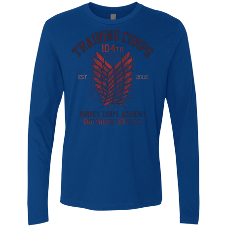 T-Shirts Royal / Small 104th Training Corps Men's Premium Long Sleeve