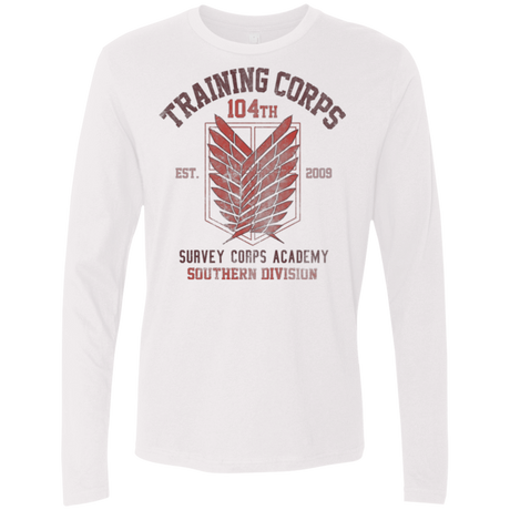 T-Shirts White / Small 104th Training Corps Men's Premium Long Sleeve