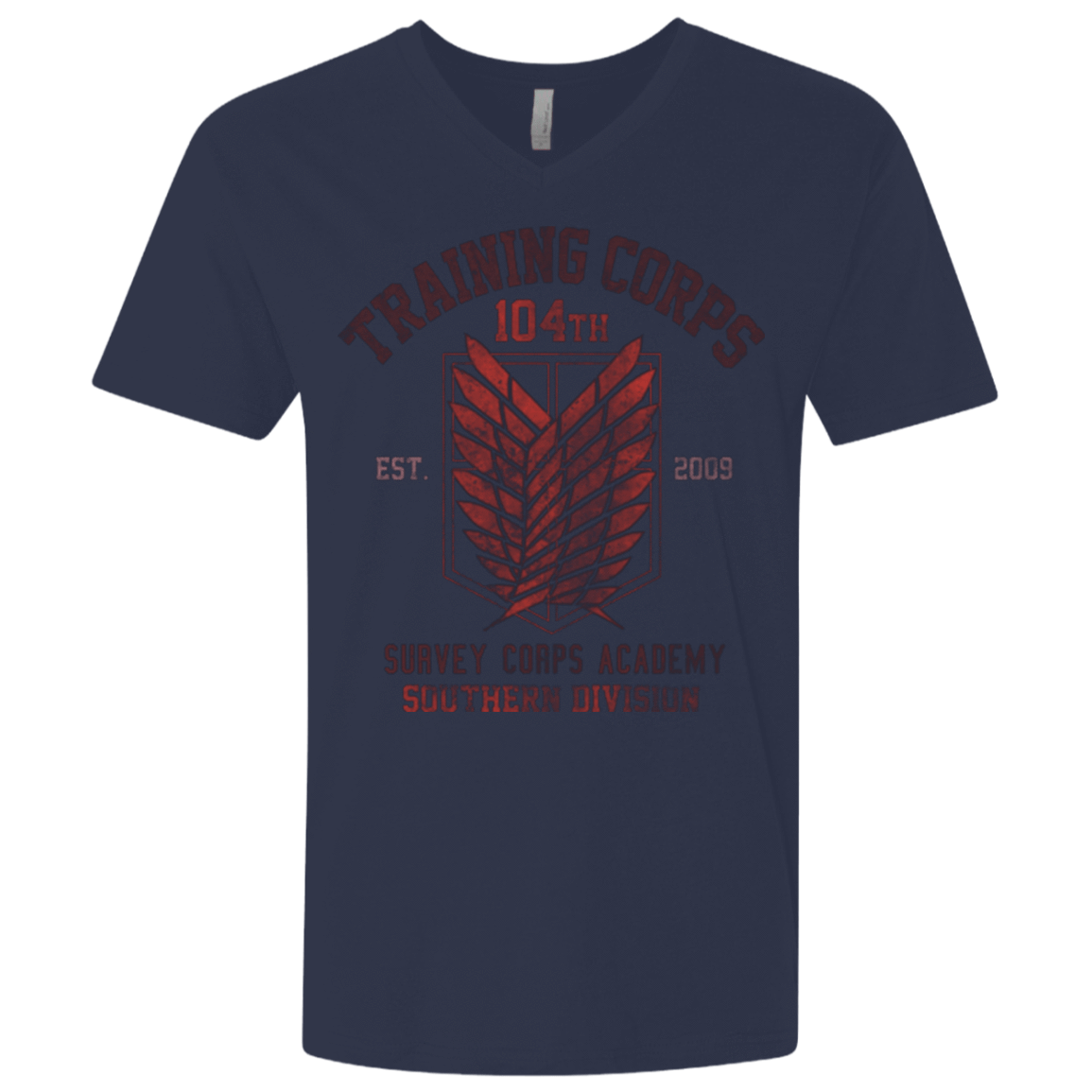T-Shirts Midnight Navy / X-Small 104th Training Corps Men's Premium V-Neck