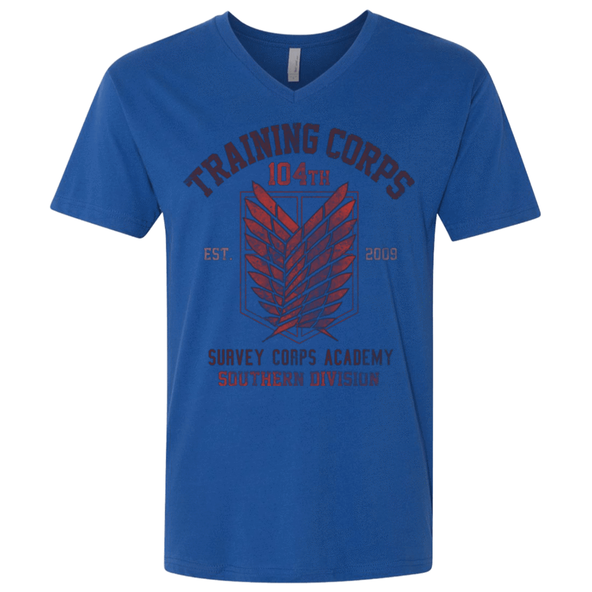 T-Shirts Royal / X-Small 104th Training Corps Men's Premium V-Neck