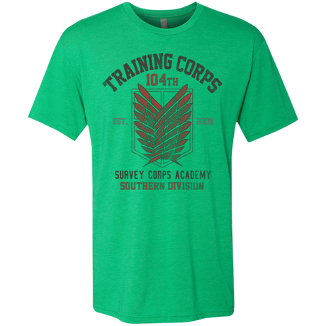 T-Shirts Envy / Small 104th Training Corps Men's Triblend T-Shirt