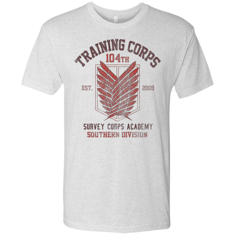 T-Shirts Heather White / Small 104th Training Corps Men's Triblend T-Shirt