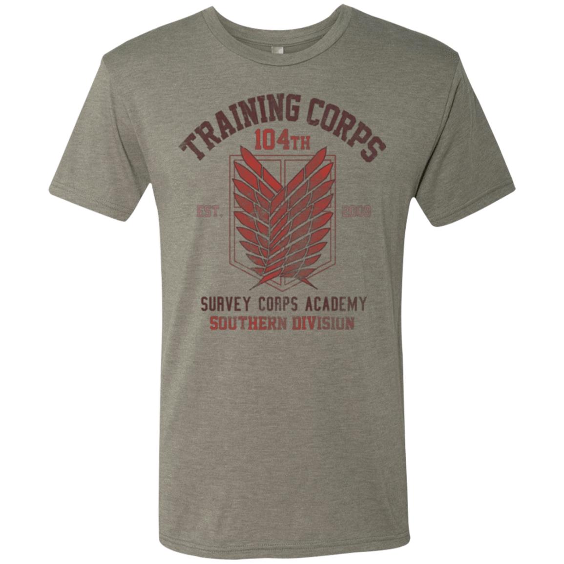 T-Shirts Venetian Grey / Small 104th Training Corps Men's Triblend T-Shirt