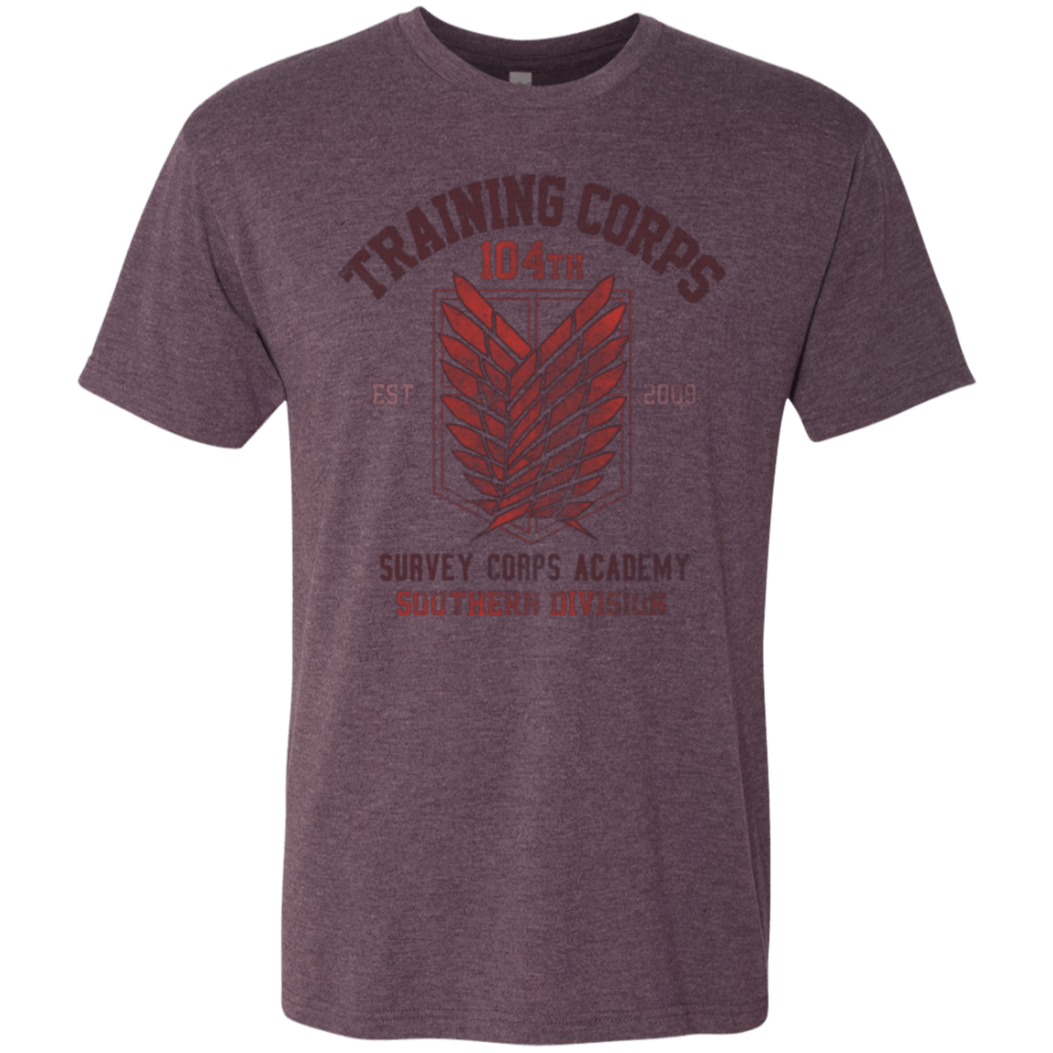 T-Shirts Vintage Purple / Small 104th Training Corps Men's Triblend T-Shirt