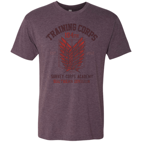 T-Shirts Vintage Purple / Small 104th Training Corps Men's Triblend T-Shirt