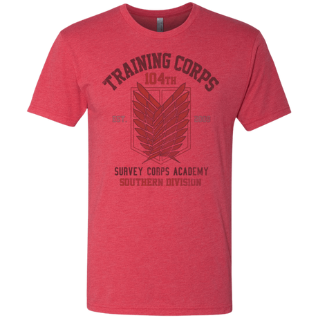 T-Shirts Vintage Red / Small 104th Training Corps Men's Triblend T-Shirt