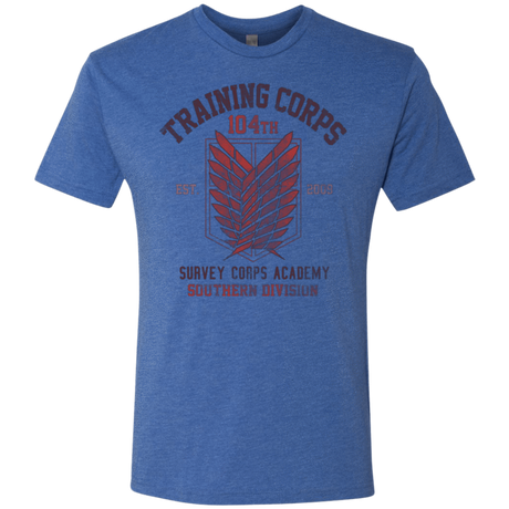T-Shirts Vintage Royal / Small 104th Training Corps Men's Triblend T-Shirt