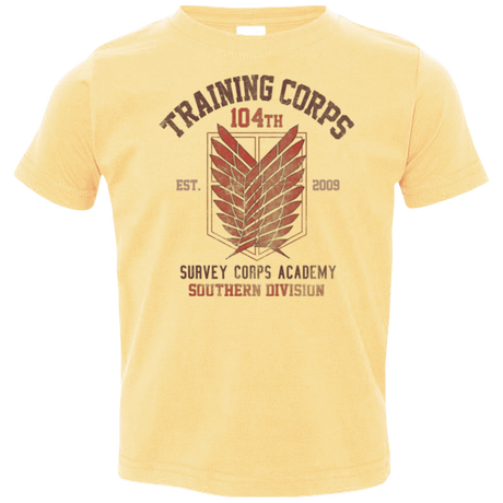 T-Shirts Butter / 2T 104th Training Corps Toddler Premium T-Shirt