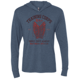 T-Shirts Indigo / X-Small 104th Training Corps Triblend Long Sleeve Hoodie Tee