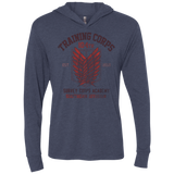 T-Shirts Vintage Navy / X-Small 104th Training Corps Triblend Long Sleeve Hoodie Tee
