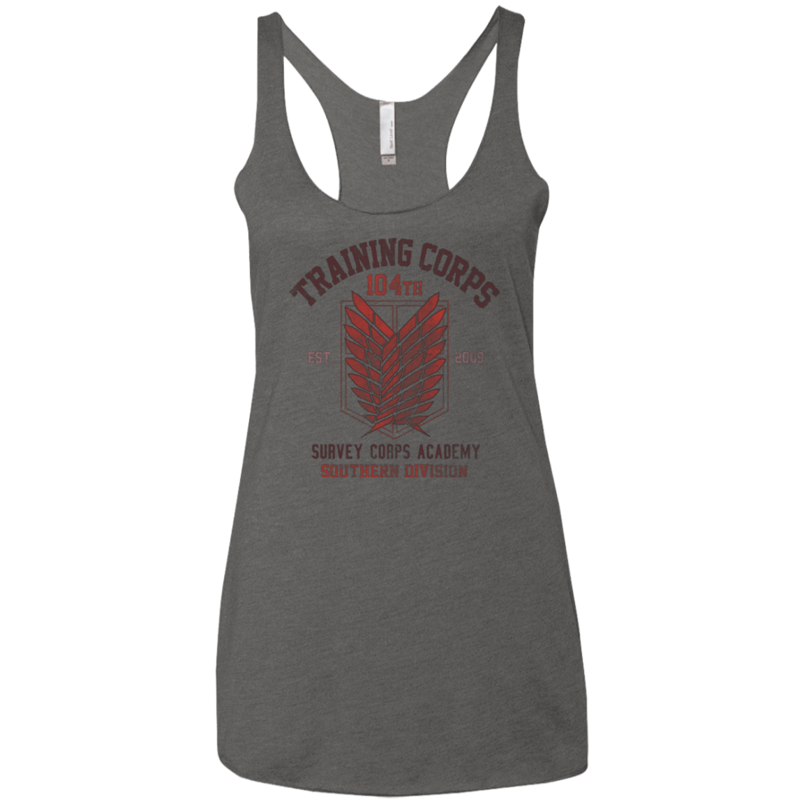 T-Shirts Premium Heather / X-Small 104th Training Corps Women's Triblend Racerback Tank