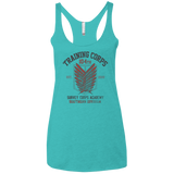T-Shirts Tahiti Blue / X-Small 104th Training Corps Women's Triblend Racerback Tank