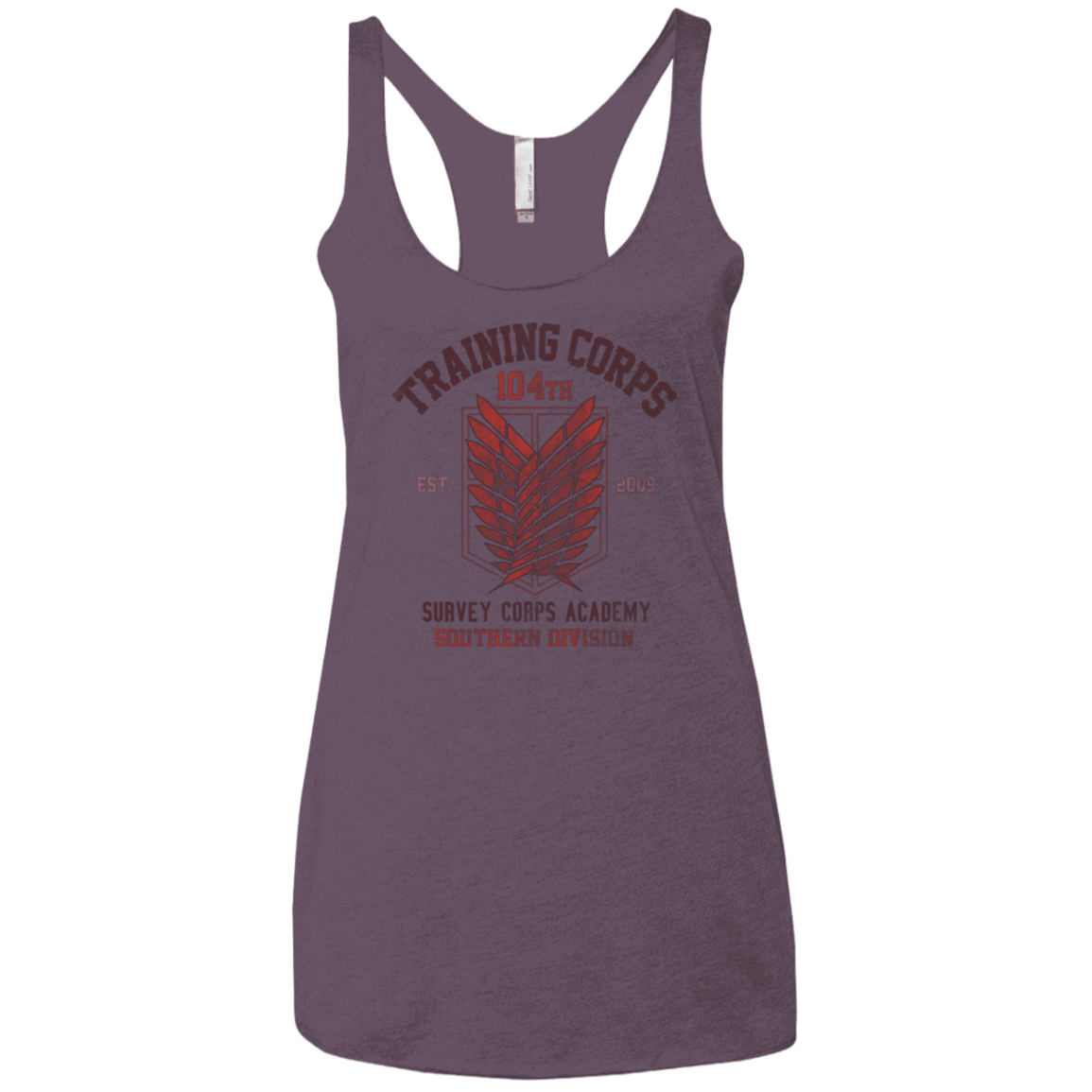 T-Shirts Vintage Purple / X-Small 104th Training Corps Women's Triblend Racerback Tank