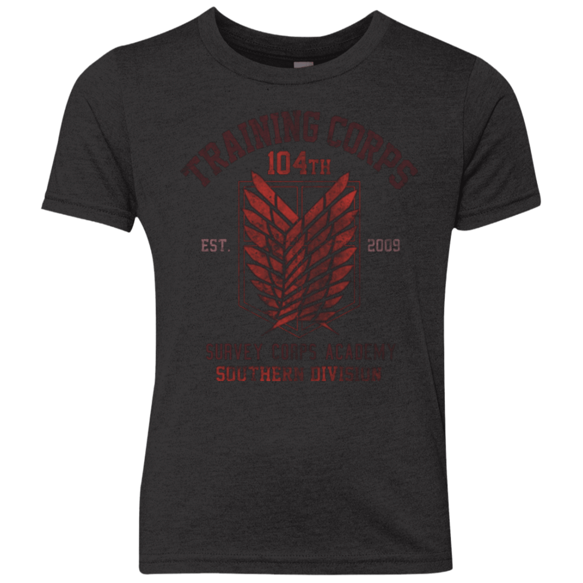T-Shirts Vintage Black / YXS 104th Training Corps Youth Triblend T-Shirt