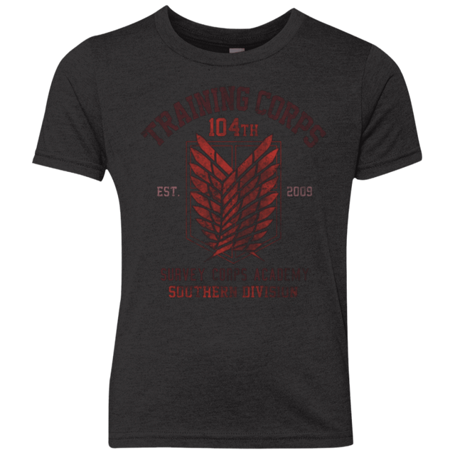 T-Shirts Vintage Black / YXS 104th Training Corps Youth Triblend T-Shirt