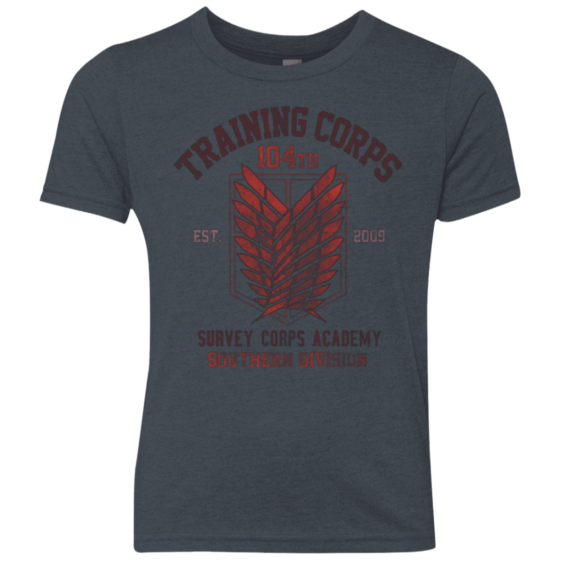 T-Shirts Vintage Navy / YXS 104th Training Corps Youth Triblend T-Shirt