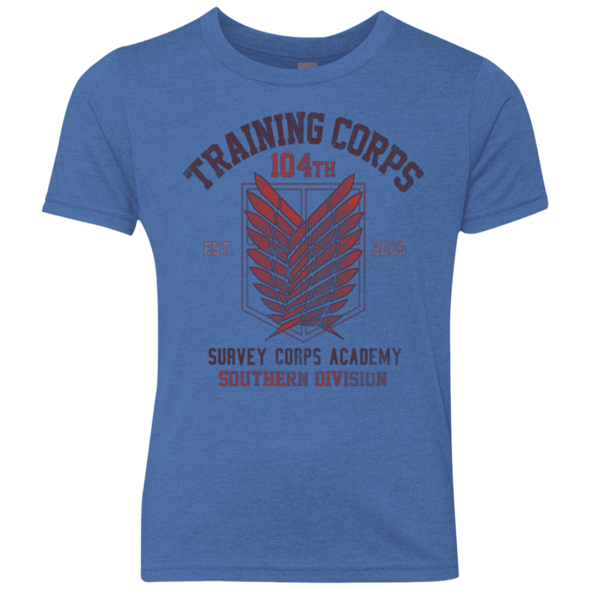 T-Shirts Vintage Royal / YXS 104th Training Corps Youth Triblend T-Shirt