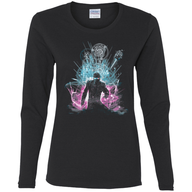 T-Shirts Black / S 10th Doctor Women's Long Sleeve T-Shirt