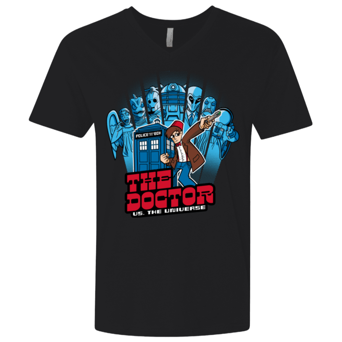T-Shirts Black / X-Small 11 vs universe Men's Premium V-Neck