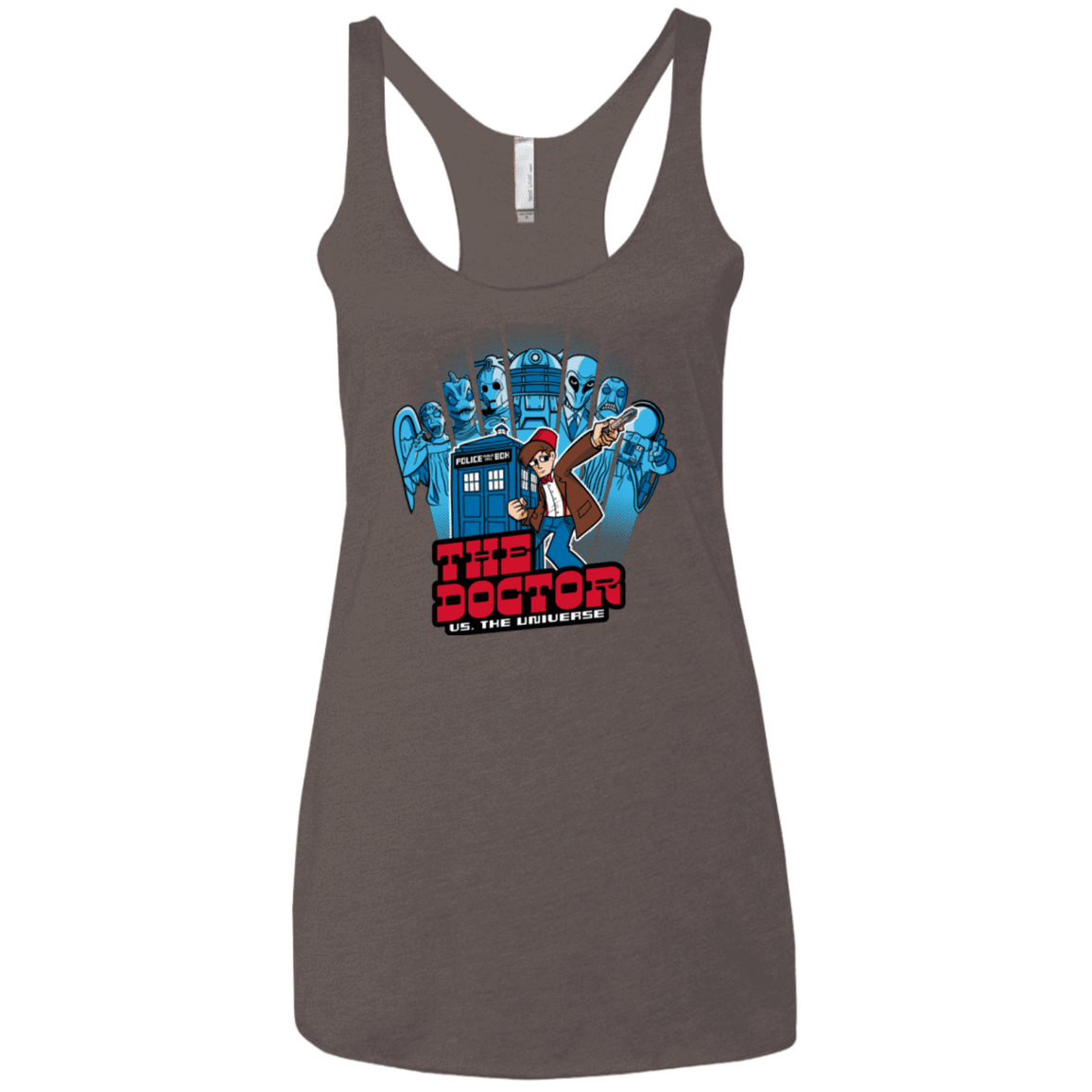 T-Shirts Macchiato / X-Small 11 vs universe Women's Triblend Racerback Tank