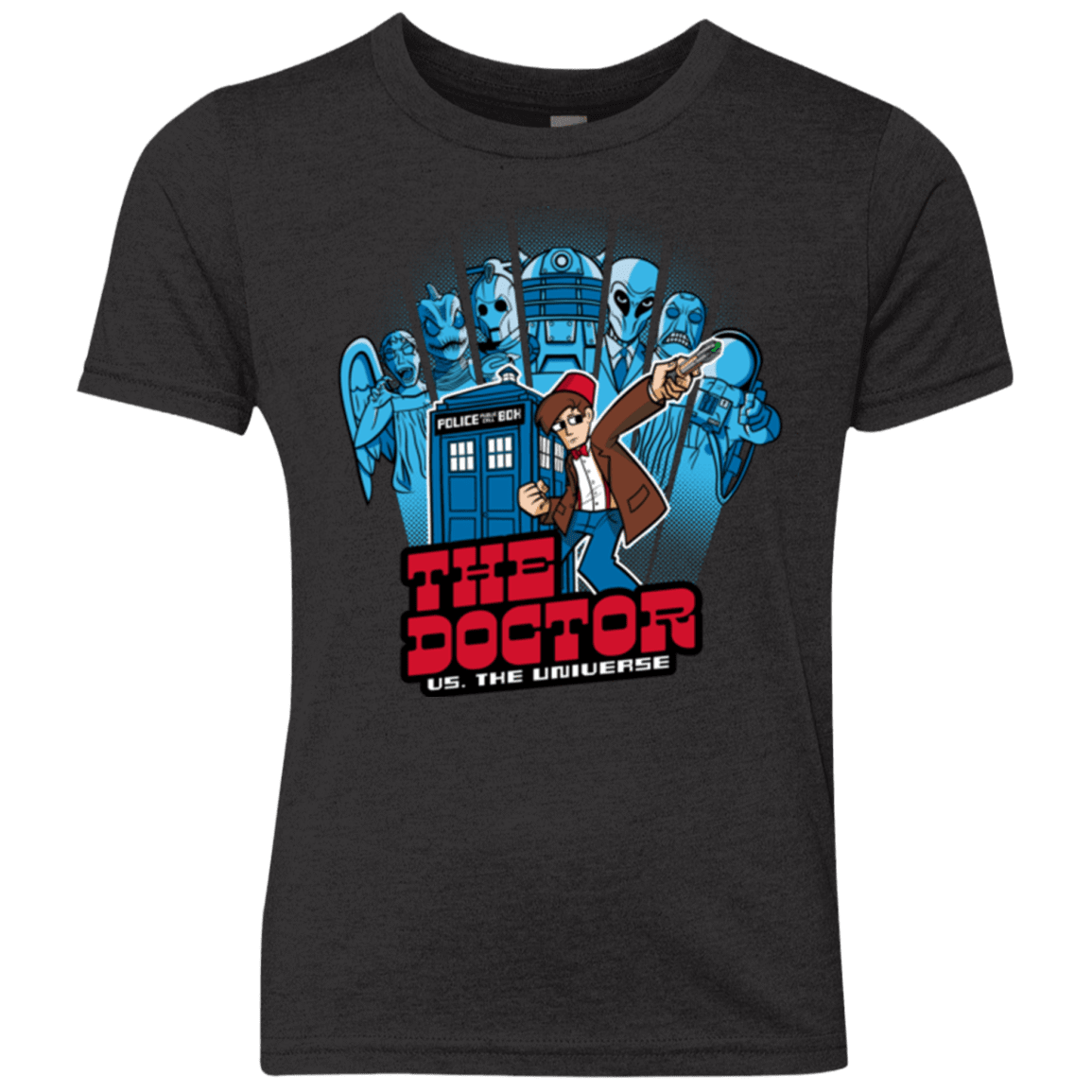 T-Shirts Vintage Black / YXS 11 vs universe Youth Triblend T-Shirt