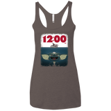 T-Shirts Macchiato / X-Small 12:00 AM Women's Triblend Racerback Tank