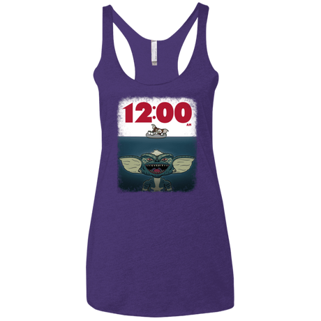 T-Shirts Purple Rush / X-Small 12:00 AM Women's Triblend Racerback Tank