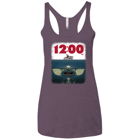 T-Shirts Vintage Purple / X-Small 12:00 AM Women's Triblend Racerback Tank