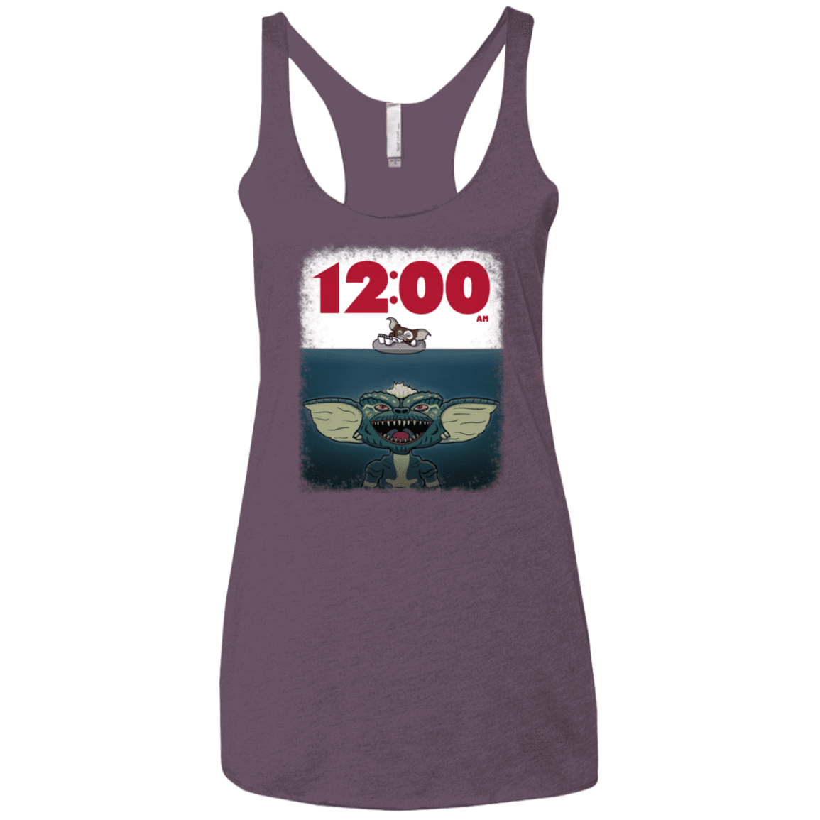 T-Shirts Vintage Purple / X-Small 12:00 AM Women's Triblend Racerback Tank