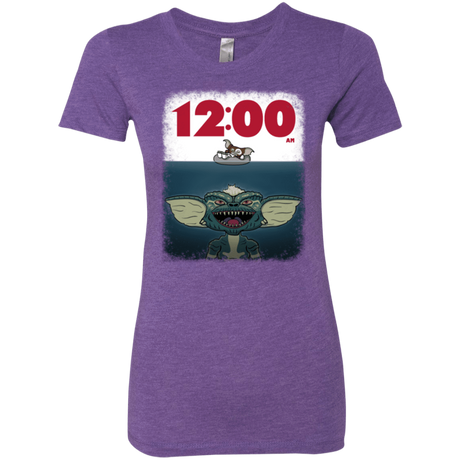 T-Shirts Purple Rush / Small 12:00 AM Women's Triblend T-Shirt