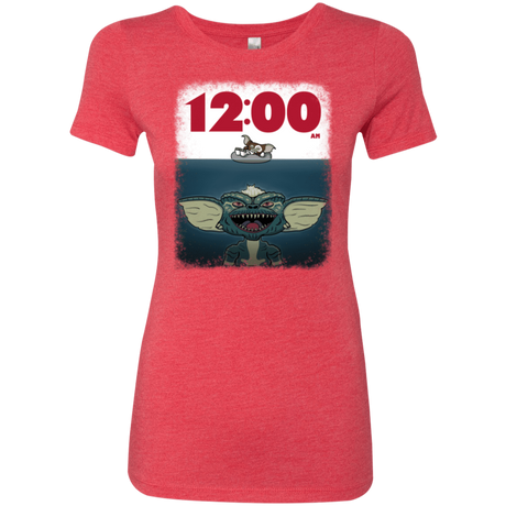 T-Shirts Vintage Red / Small 12:00 AM Women's Triblend T-Shirt
