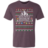 T-Shirts Vintage Purple / S 12 Games of Christmas Men's Triblend T-Shirt