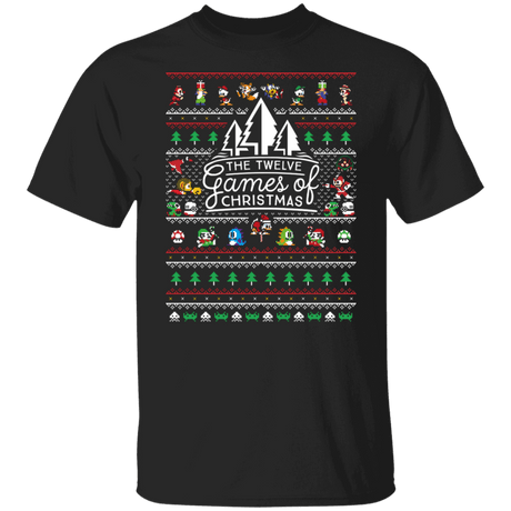 T-Shirts Black / S 12 Games of Christmas T-Shirt