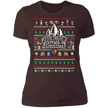 T-Shirts Dark Chocolate / S 12 Games of Christmas Women's Premium T-Shirt