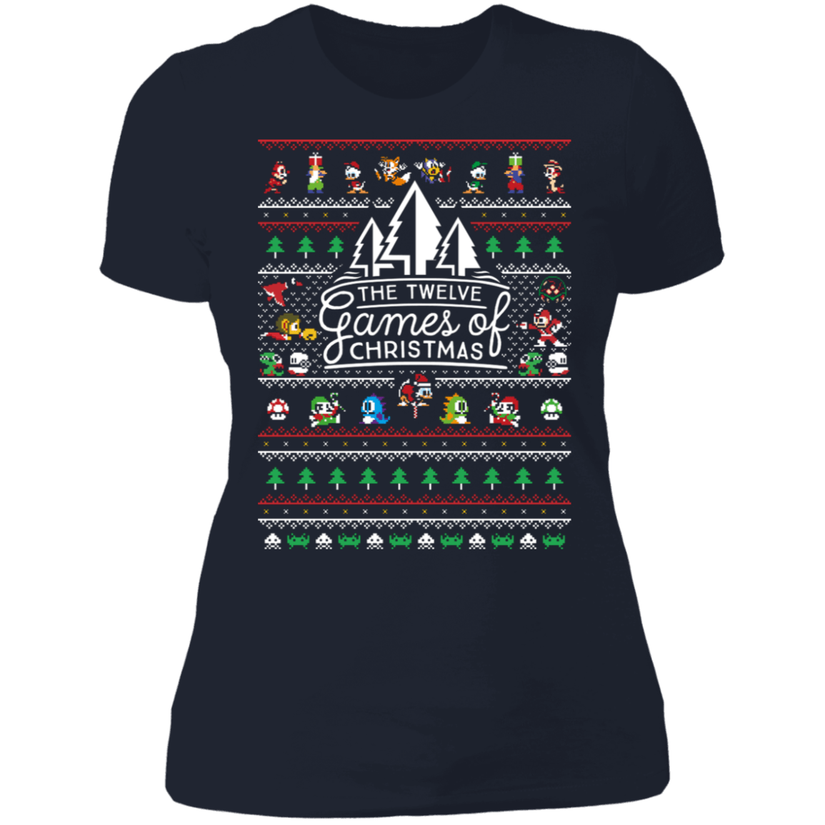 T-Shirts Midnight Navy / S 12 Games of Christmas Women's Premium T-Shirt