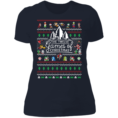 T-Shirts Midnight Navy / S 12 Games of Christmas Women's Premium T-Shirt