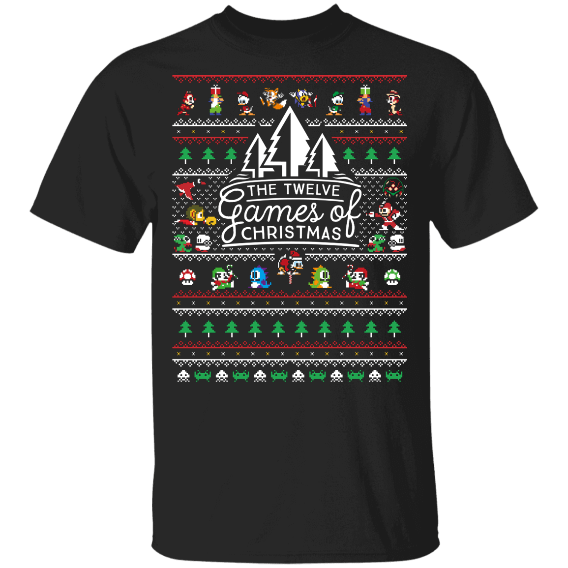 T-Shirts Black / YXS 12 Games of Christmas Youth T-Shirt