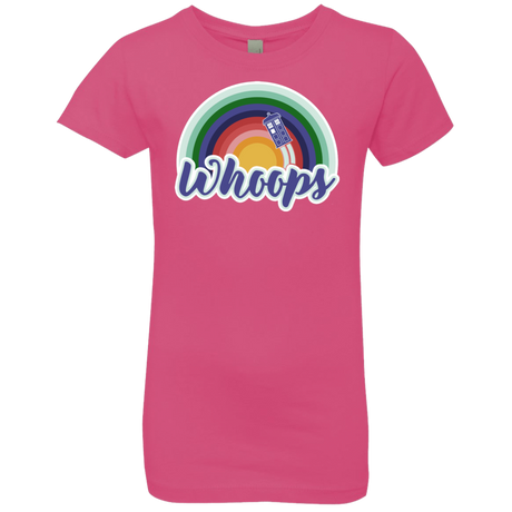 T-Shirts Hot Pink / YXS 13th Doctor Retro Whoops Girls Premium T-Shirt