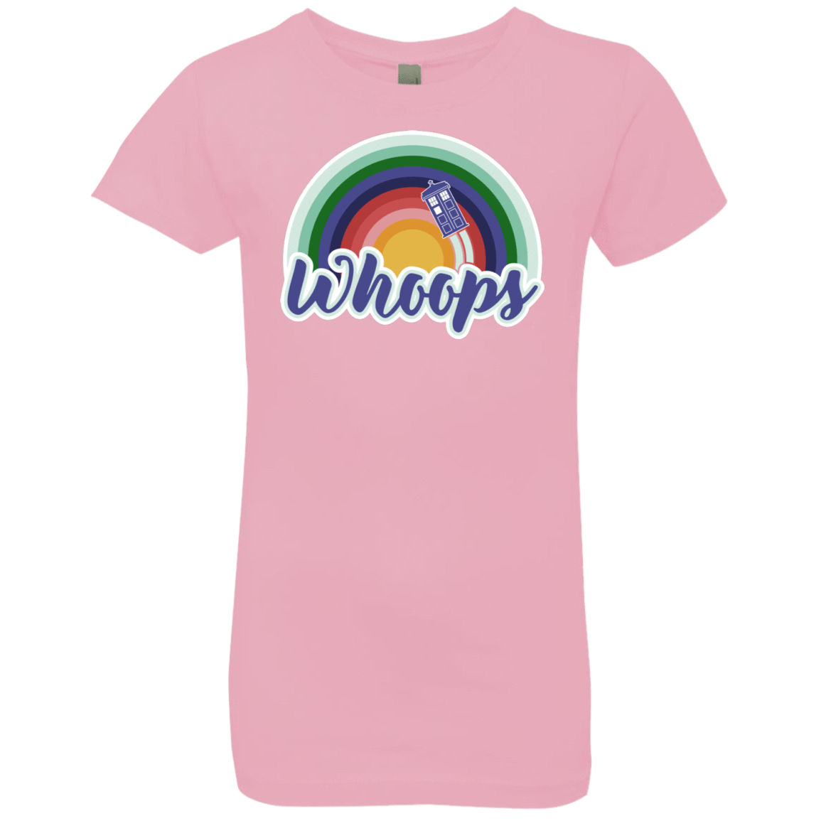 T-Shirts Light Pink / YXS 13th Doctor Retro Whoops Girls Premium T-Shirt