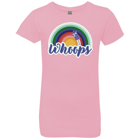 T-Shirts Light Pink / YXS 13th Doctor Retro Whoops Girls Premium T-Shirt