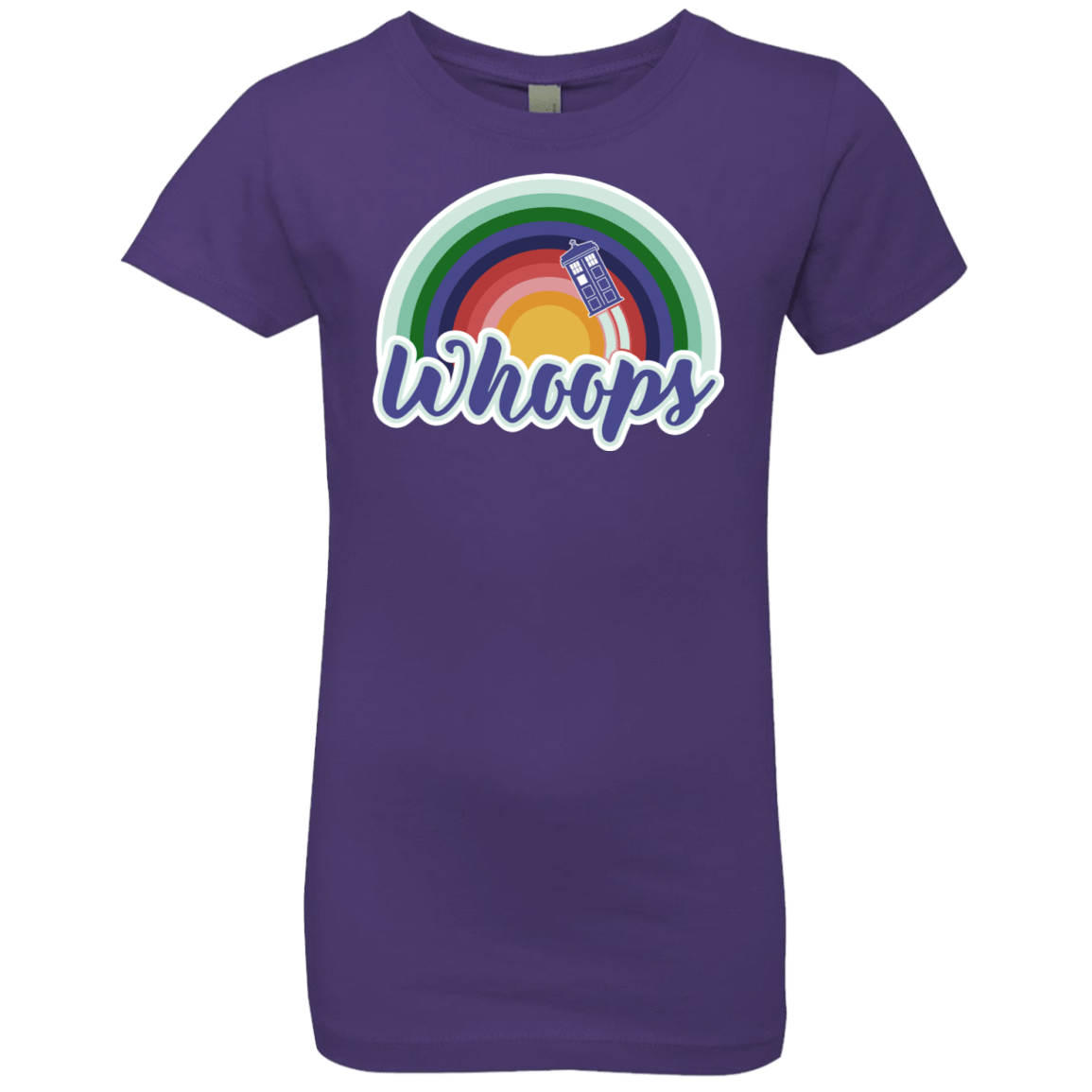 T-Shirts Purple Rush / YXS 13th Doctor Retro Whoops Girls Premium T-Shirt