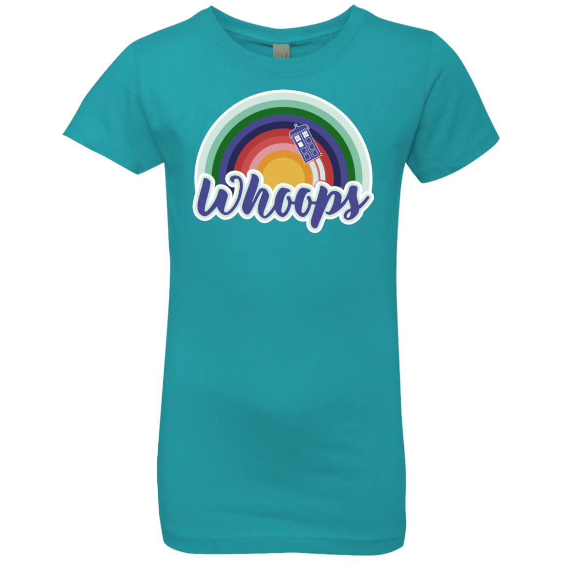 T-Shirts Tahiti Blue / YXS 13th Doctor Retro Whoops Girls Premium T-Shirt