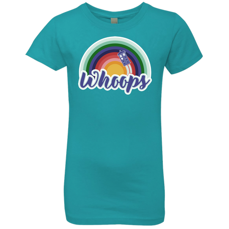 T-Shirts Tahiti Blue / YXS 13th Doctor Retro Whoops Girls Premium T-Shirt