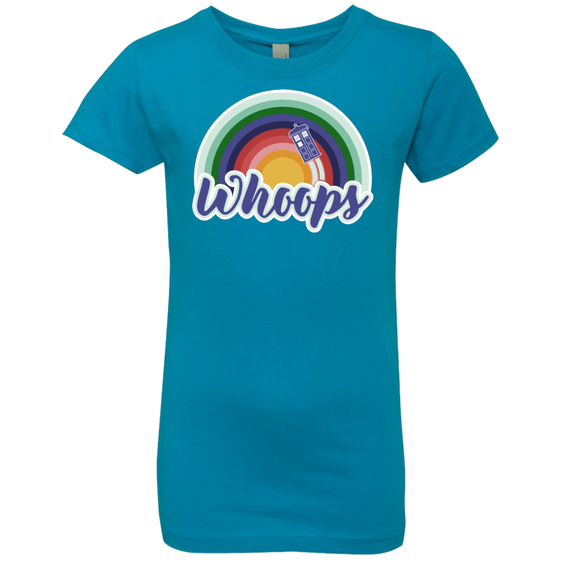 T-Shirts Turquoise / YXS 13th Doctor Retro Whoops Girls Premium T-Shirt