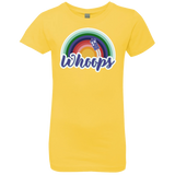 T-Shirts Vibrant Yellow / YXS 13th Doctor Retro Whoops Girls Premium T-Shirt