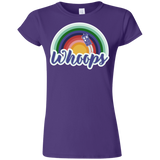 T-Shirts Purple / S 13th Doctor Retro Whoops Junior Slimmer-Fit T-Shirt