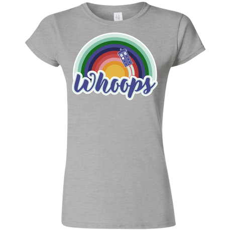 T-Shirts Sport Grey / S 13th Doctor Retro Whoops Junior Slimmer-Fit T-Shirt
